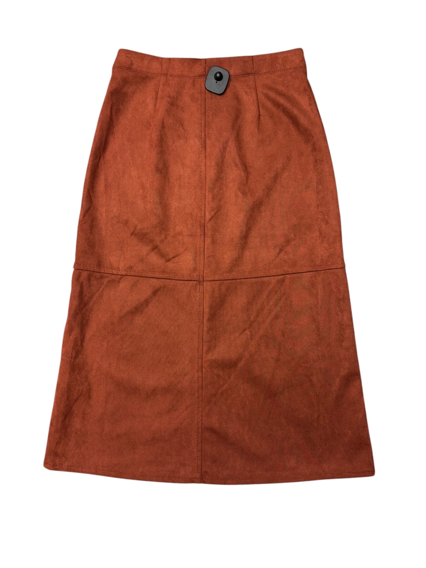 Skirt Midi By Max Studio In Orange, Size: 4