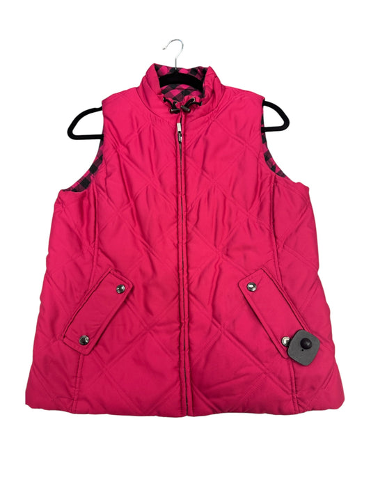 Vest Puffer & Quilted By Jones New York In Pink, Size: S