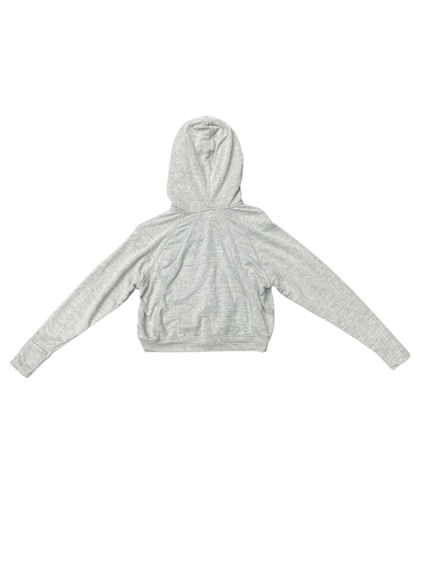 Athletic Top Long Sleeve Hoodie By Free People In Grey, Size: S