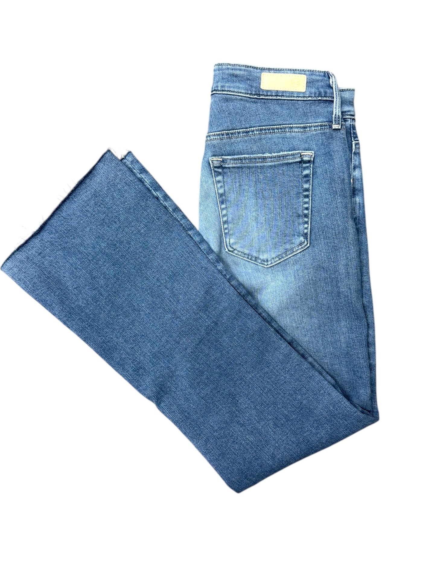 Jeans Cropped By Adriano Goldschmied In Blue Denim, Size: 6