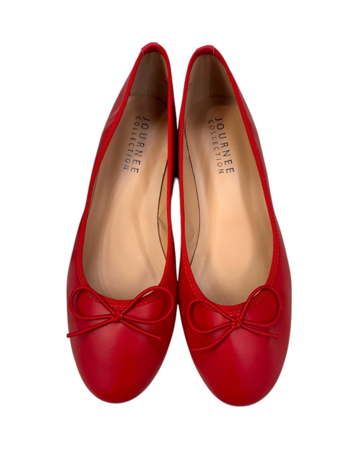 Shoes Flats By Journee In Red, Size: 10