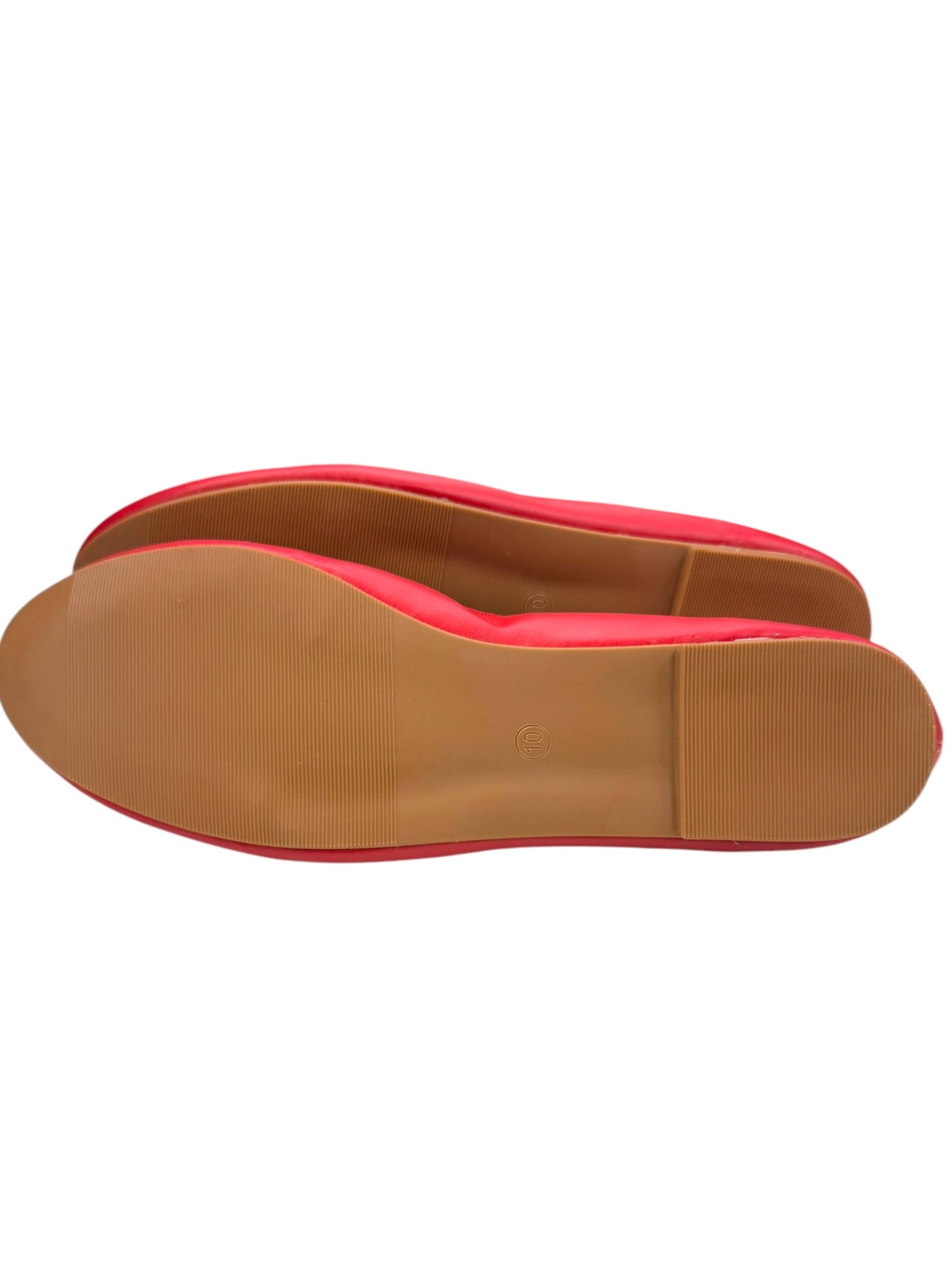 Shoes Flats By Journee In Red, Size: 10