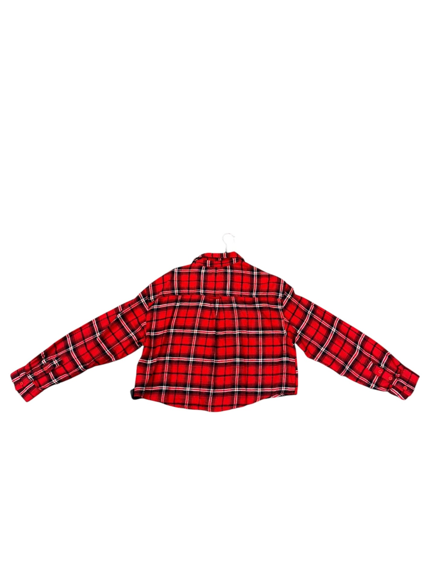 Top Long Sleeve By American Eagle In Red, Size: L