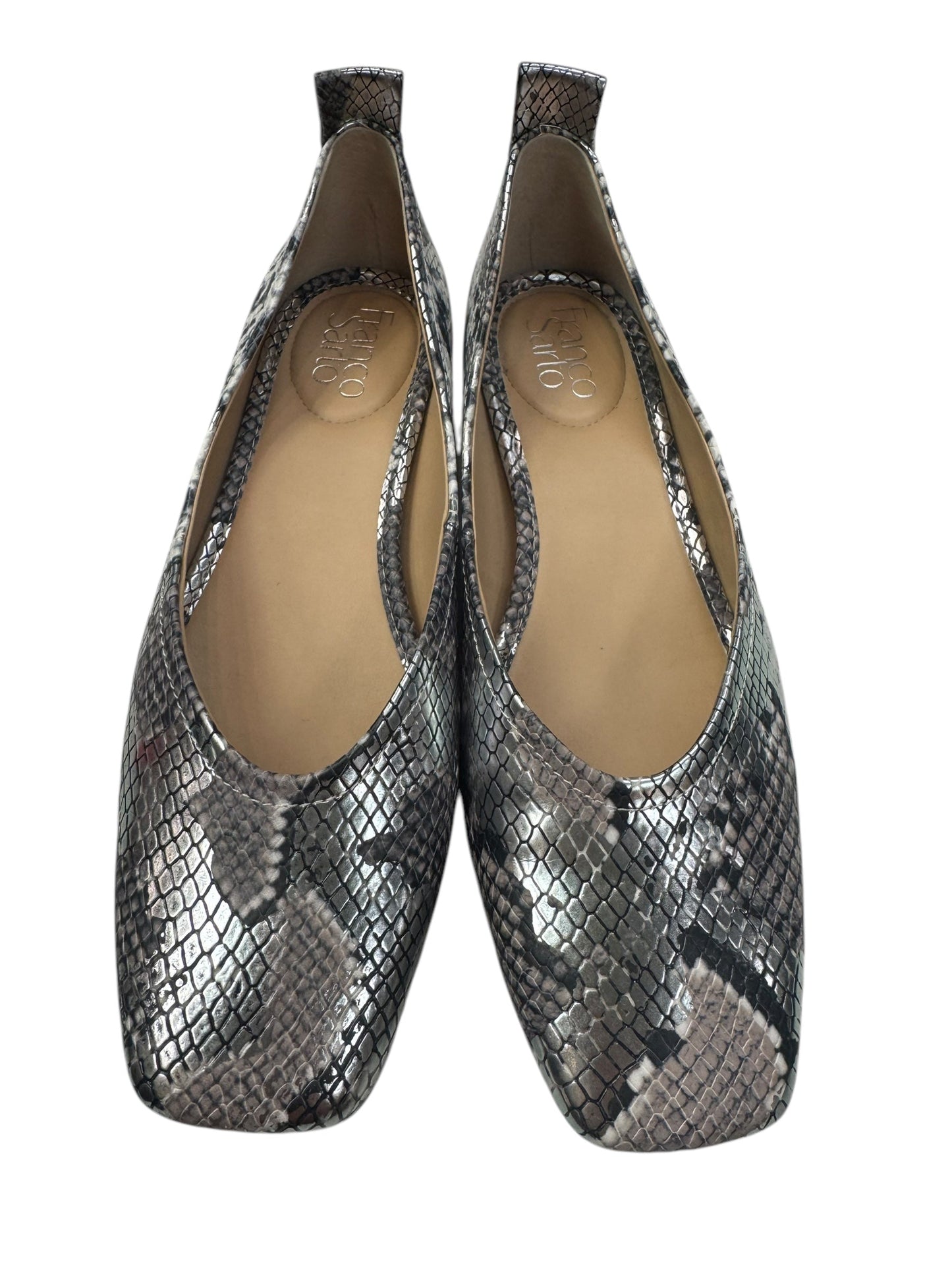 Shoes Flats By Franco Sarto In Snakeskin Print, Size: 7.5