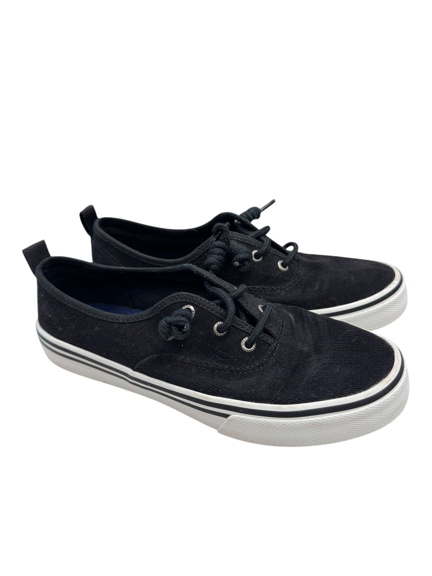 Shoes Sneakers By Sperry In Black, Size: 7