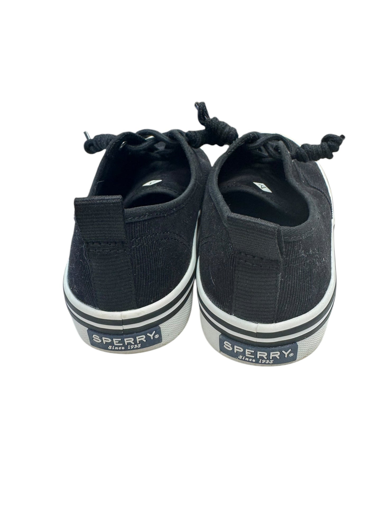 Shoes Sneakers By Sperry In Black, Size: 7