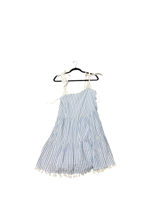 Dress Casual Short By English Factory In Blue & White, Size: 4