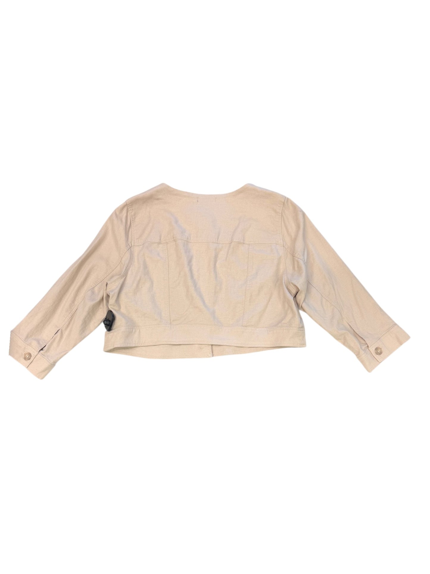 Jacket Moto By Torrid In Tan, Size: Xl
