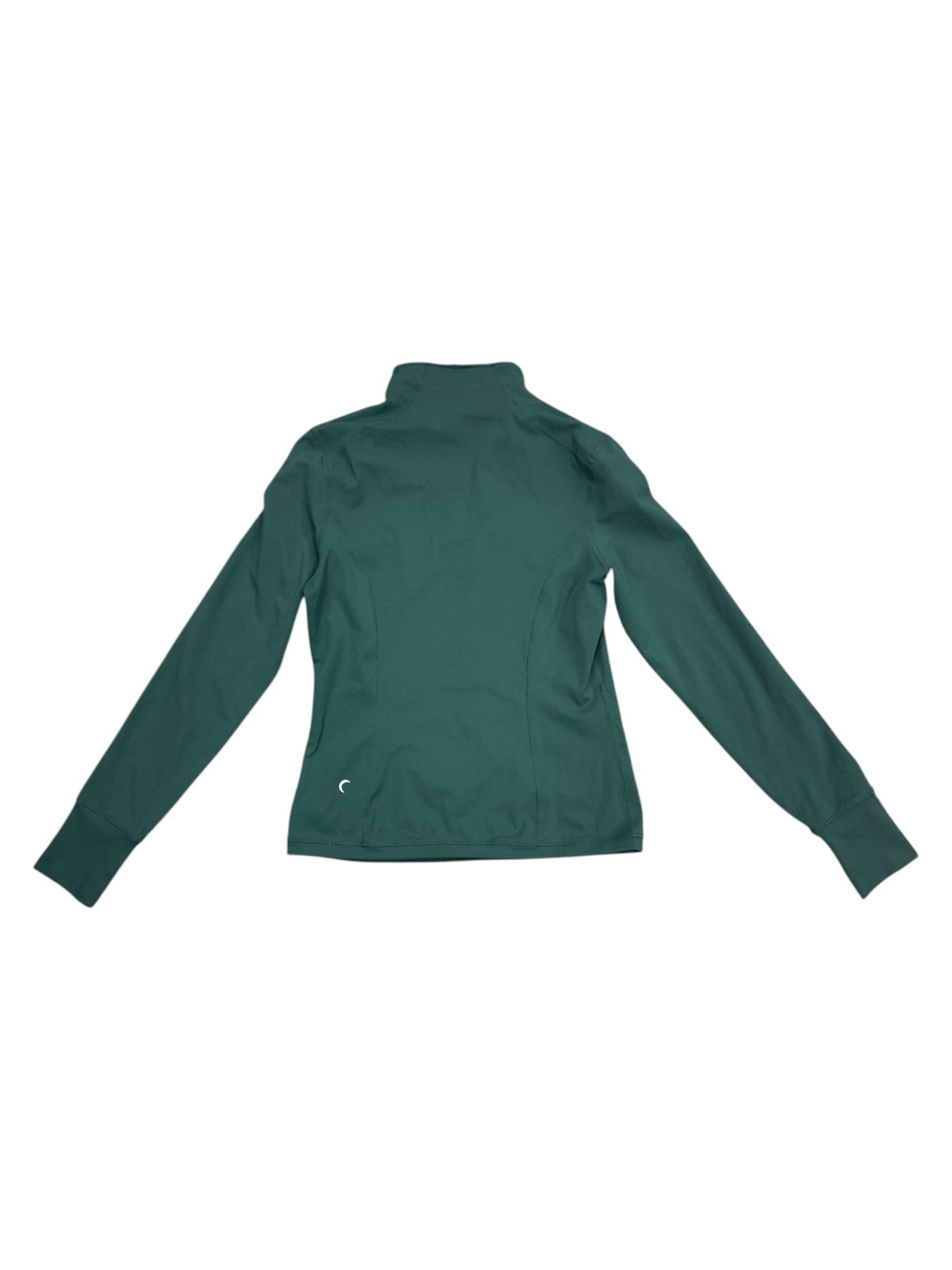 Athletic Top Long Sleeve Collar By Zyia In Green, Size: L