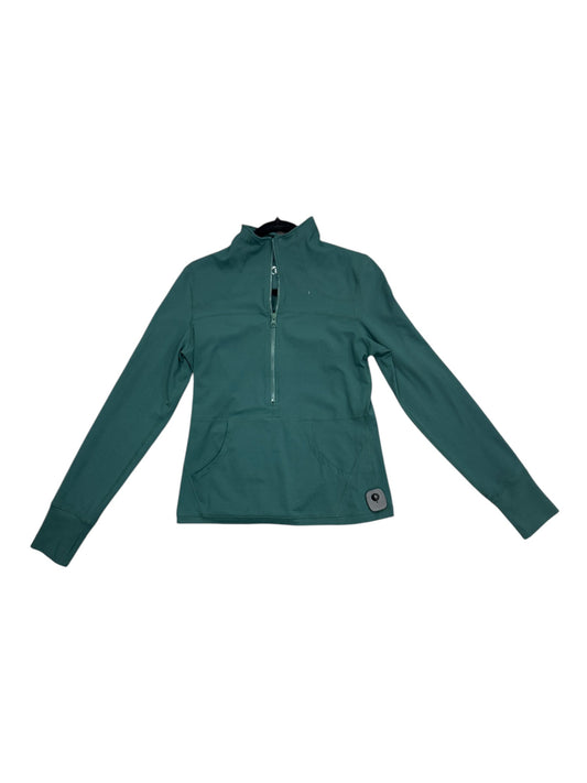 Athletic Top Long Sleeve Collar By Zyia In Green, Size: L