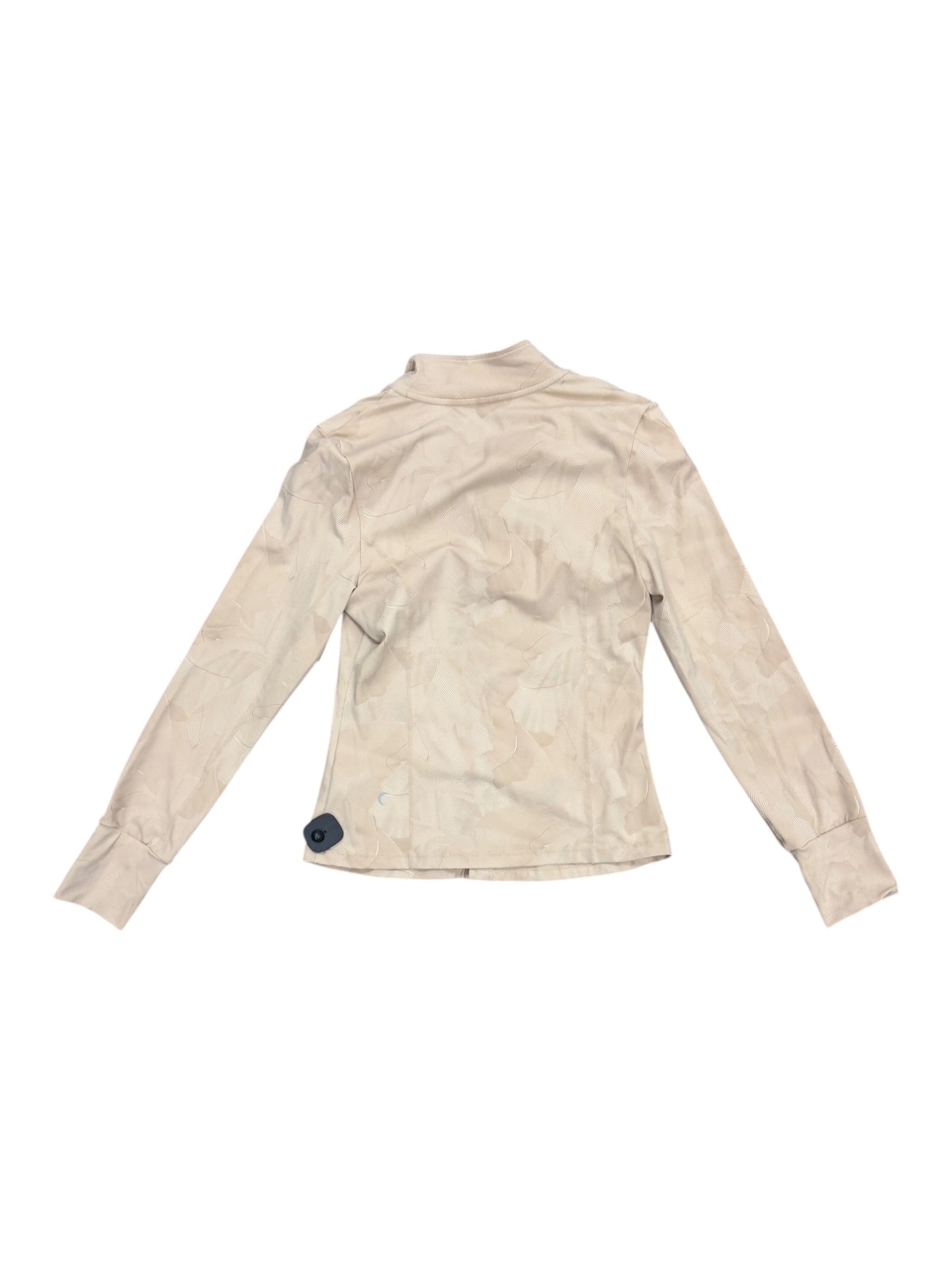 Athletic Jacket By Zyia In Tan, Size: L