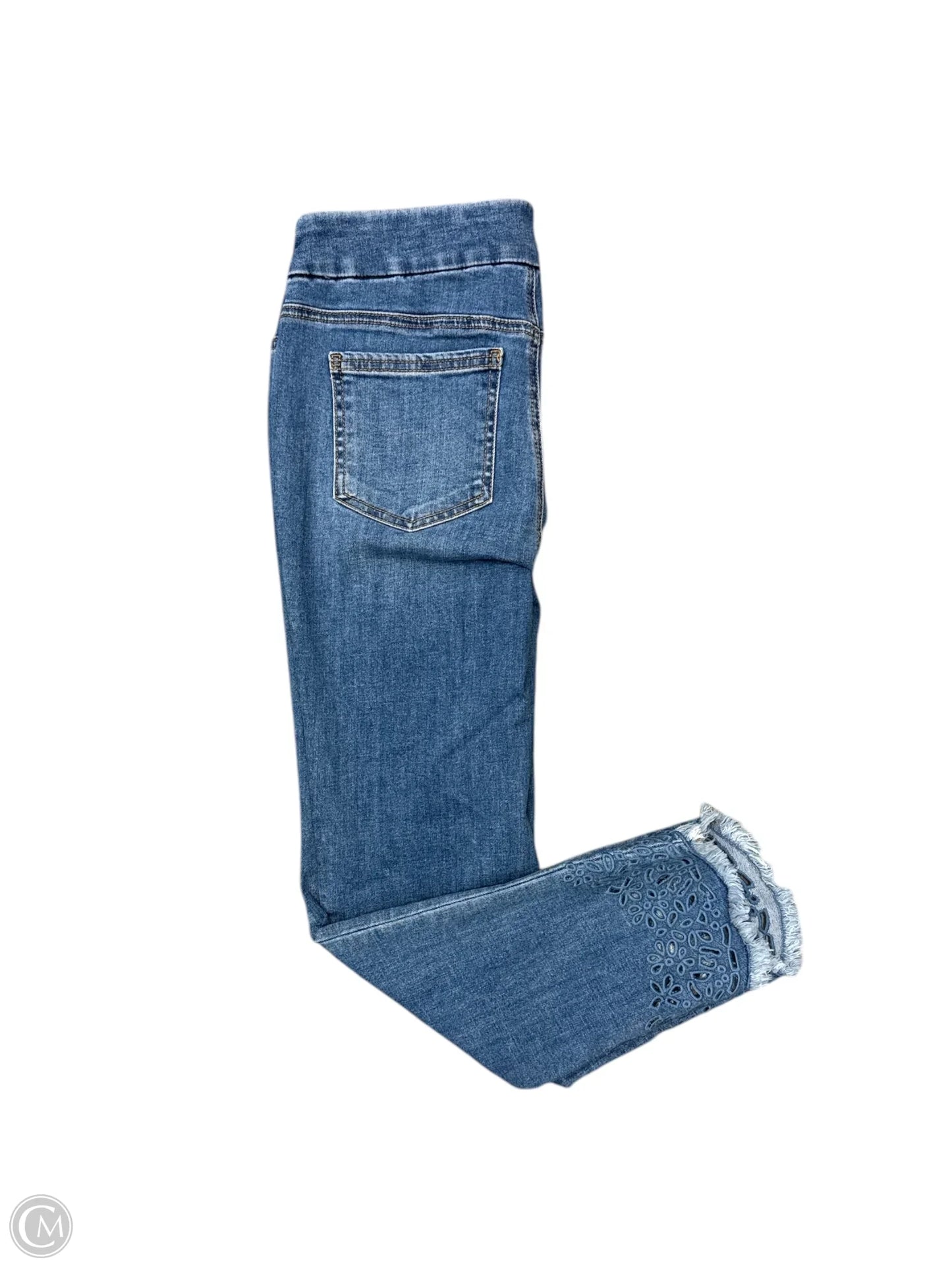 Capris By Chicos In Blue Denim, Size: 4