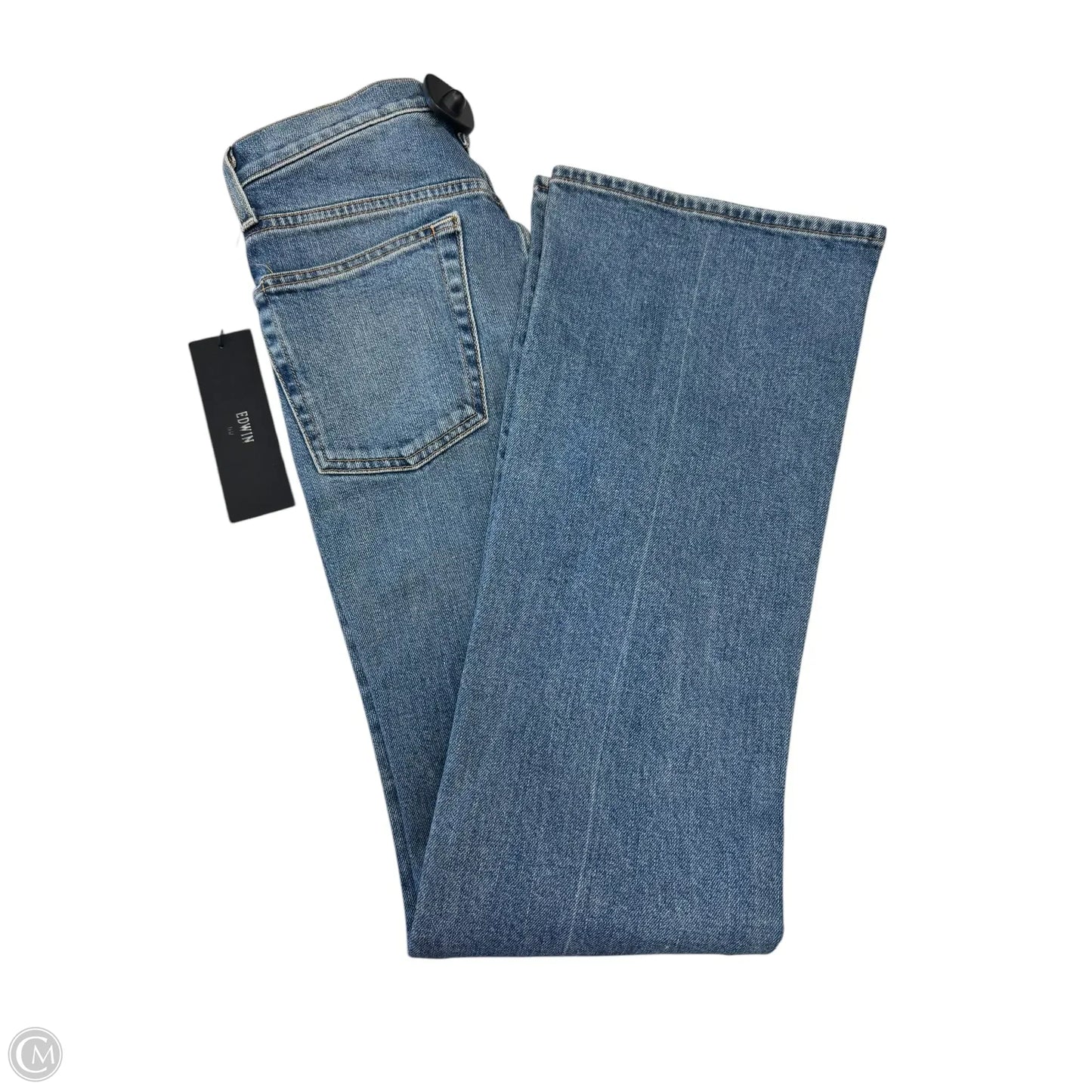 Jeans Boot Cut By Edwin In Blue Denim, Size: 0