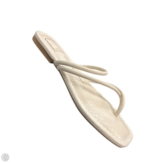 Sandals Flats By Dolce Vita In Cream, Size: 6