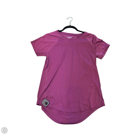 Athletic Top Short Sleeve By Tek Gear In Purple, Size: S