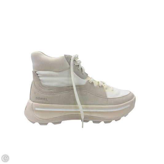 Shoes Sneakers Platform By Sorel In Cream & Tan, Size: 9.5