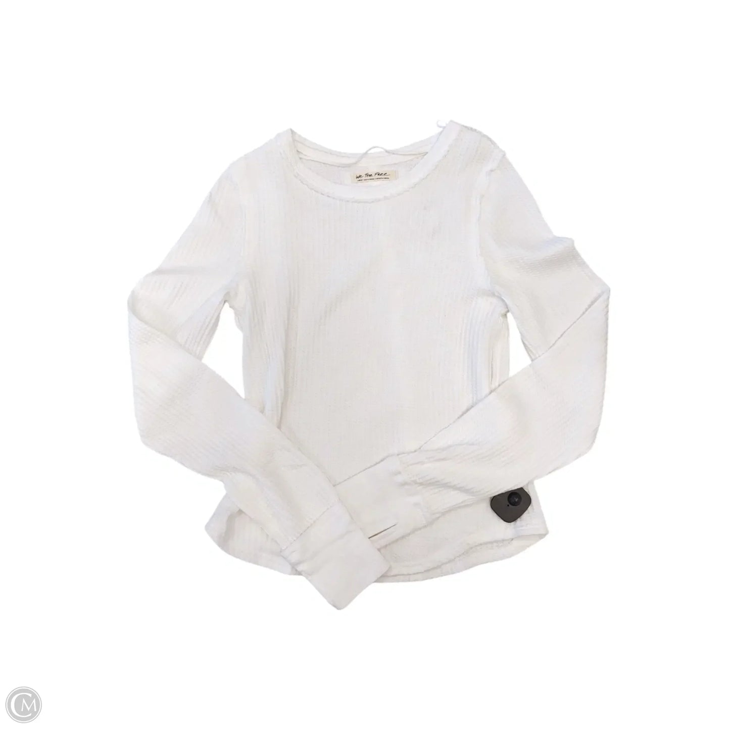 Top Long Sleeve By Weatherproof In White, Size: L