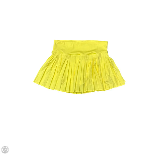 Athletic Skort By All In Motion In Yellow, Size: Xl