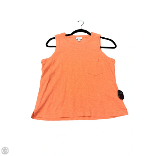 Top Sleeveless By J. Crew In Orange, Size: Xs