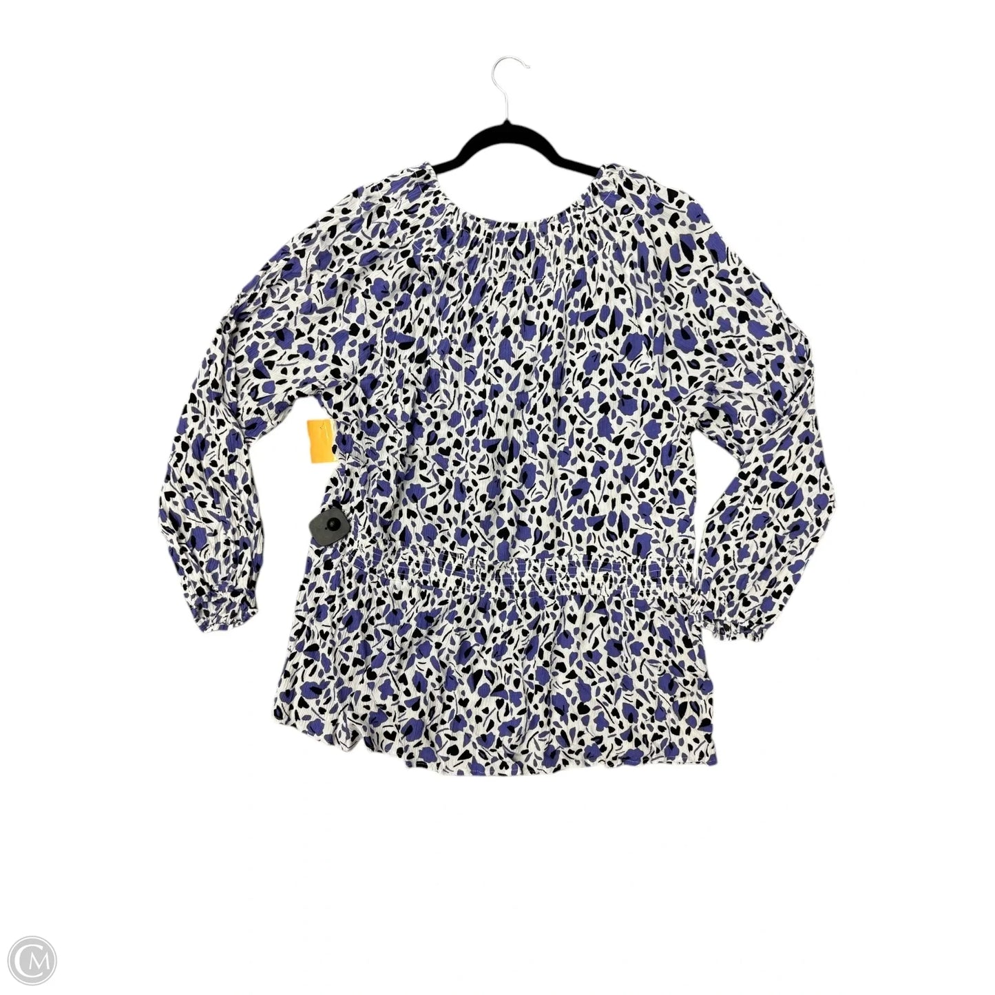 Blouse Long Sleeve By Lane Bryant In Purple, Size: 4x