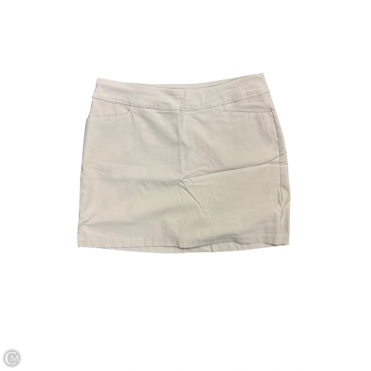 Athletic Skort By Lady Hagen In Tan, Size: 2x
