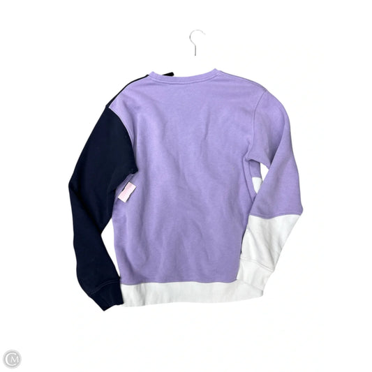 Sweatshirt Crewneck By Clothes Mentor In Blue & Purple, Size: M