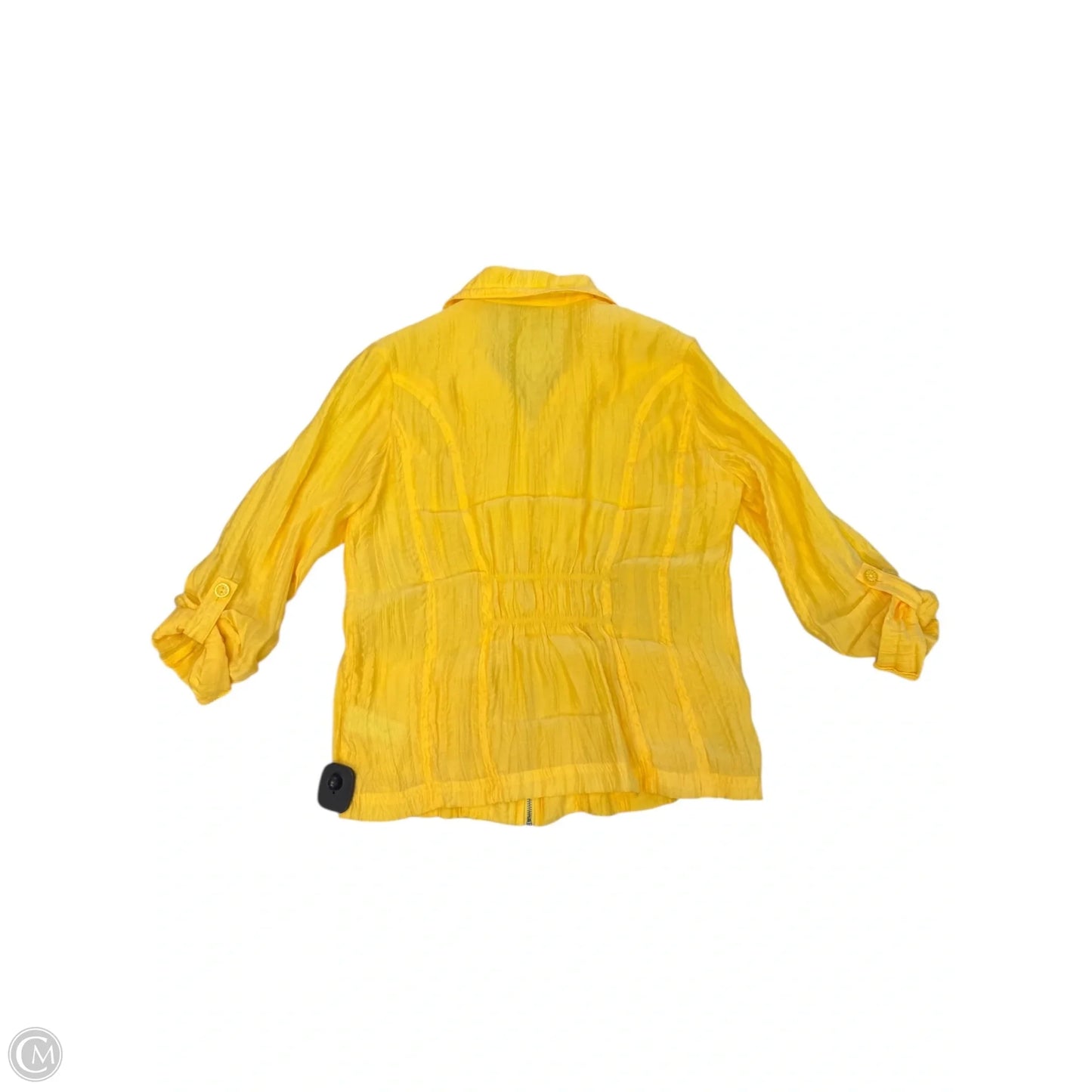 Cardigan By Laura Ashley In Yellow, Size: Sp