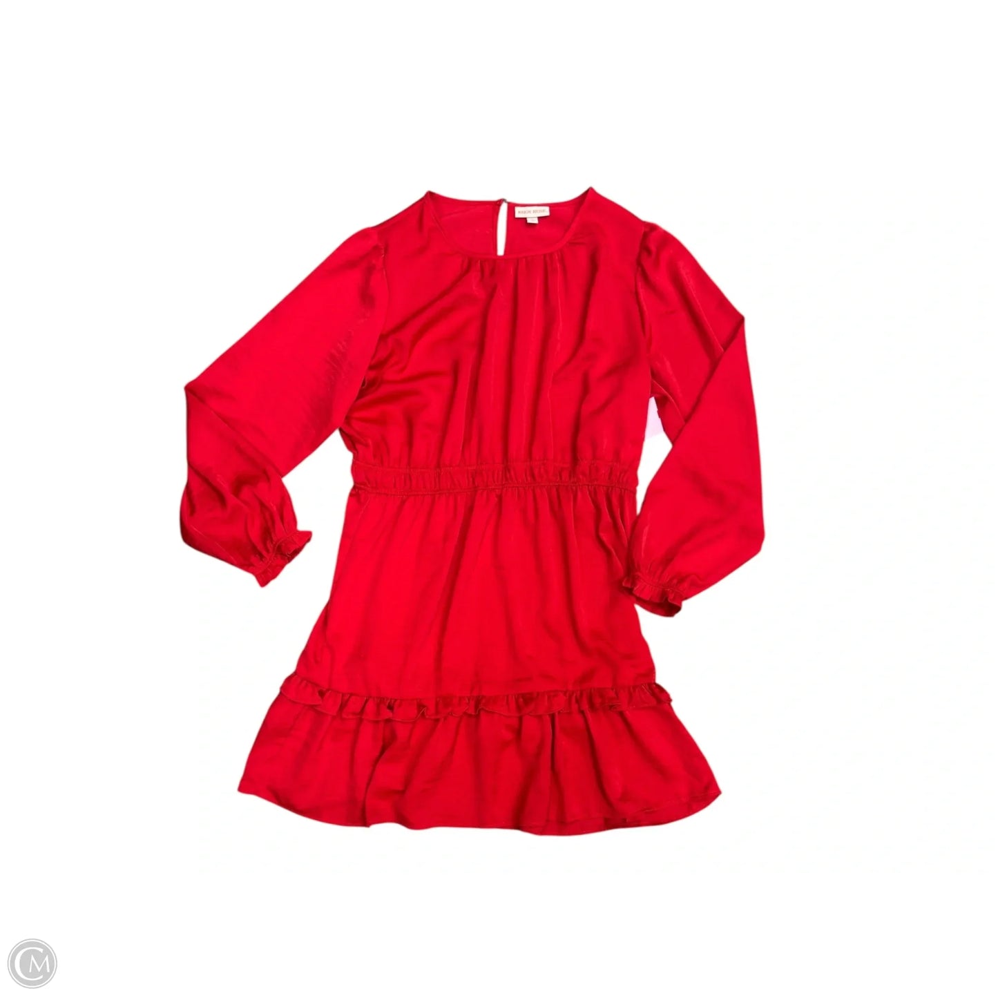 Dress Casual Midi By Knox Rose In Red, Size: 16