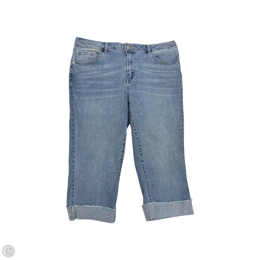 Capris By D Jeans In Blue Denim, Size: 14