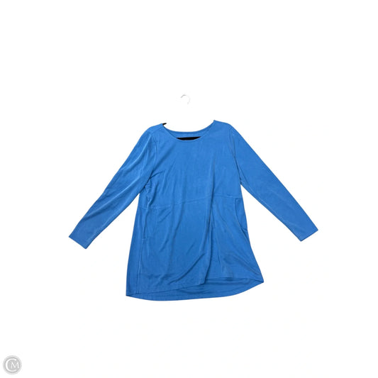 Top Long Sleeve By Soft Surroundings In Blue, Size: L