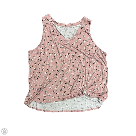 Top Sleeveless By Maurices In Pink, Size: 4x