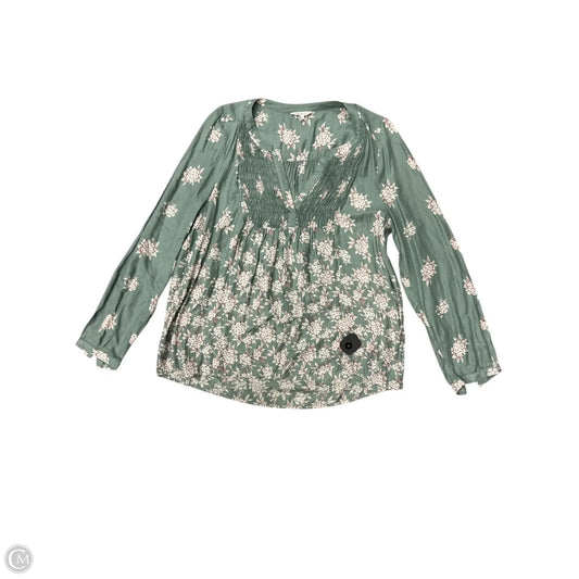 Top Long Sleeve By Lucky Brand In Green, Size: L