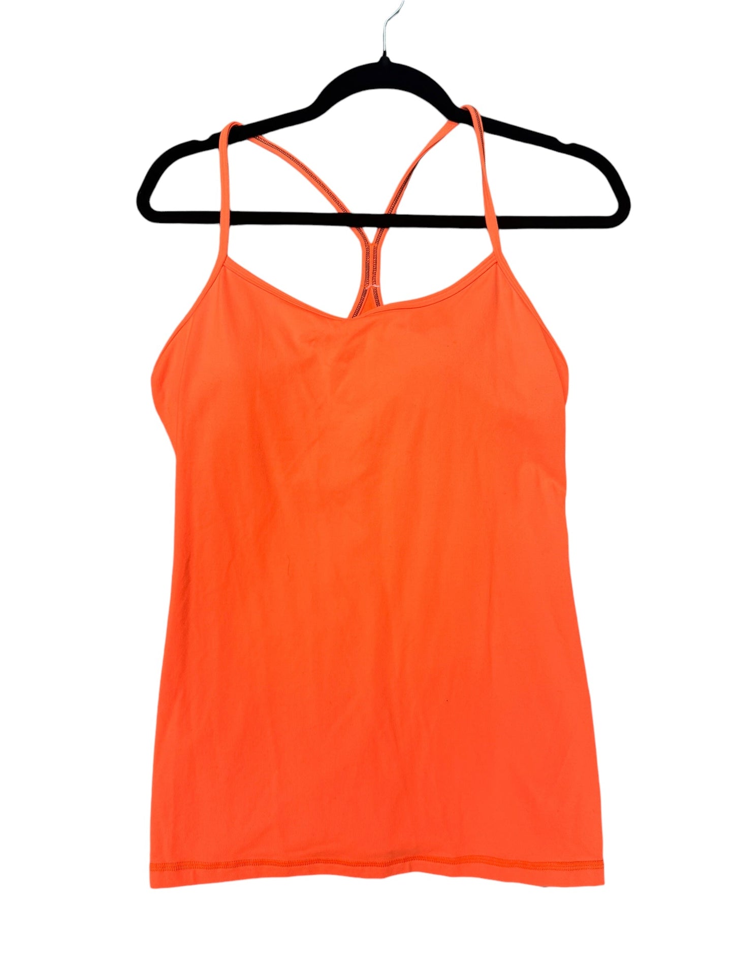 Athletic Tank Top By Lululemon In Orange, Size: L