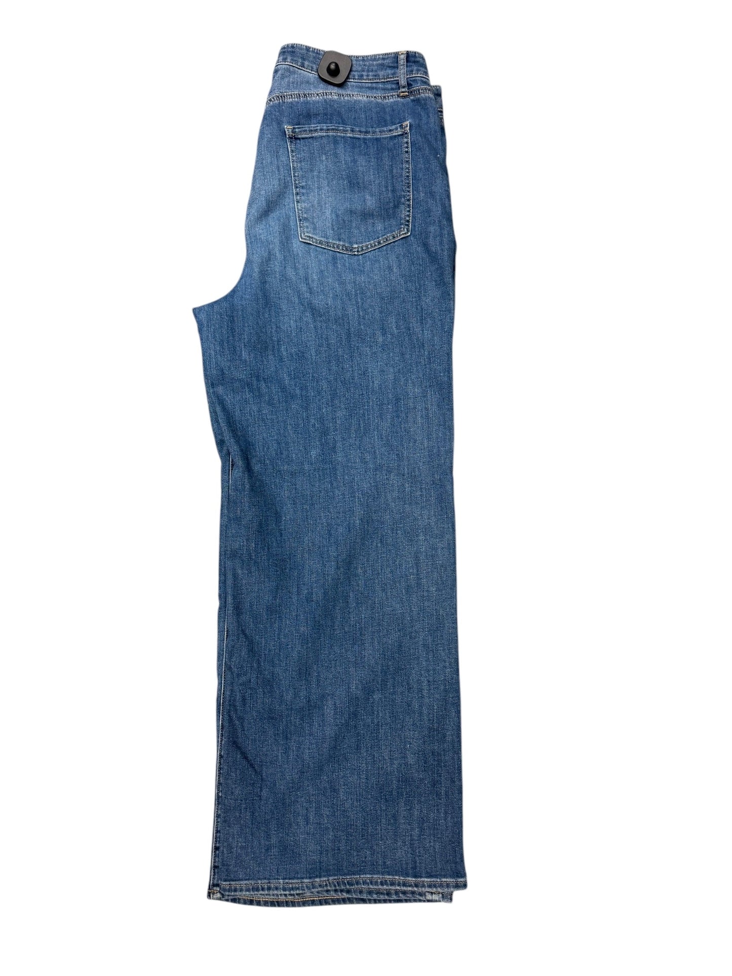 Jeans Wide Leg By Chicos In Blue Denim, Size: 16