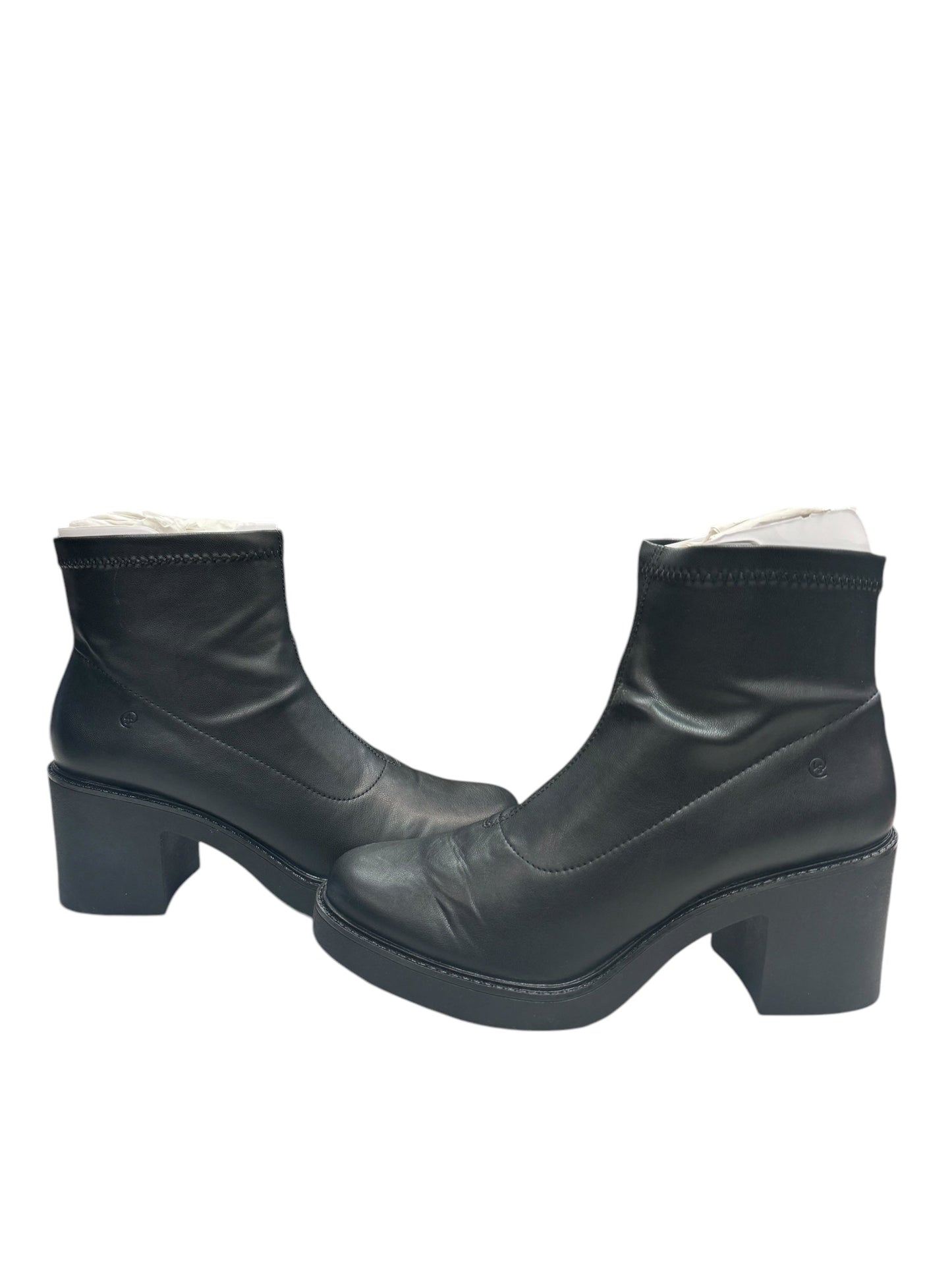 Boots Ankle Heels By Life Stride In Black, Size: 10