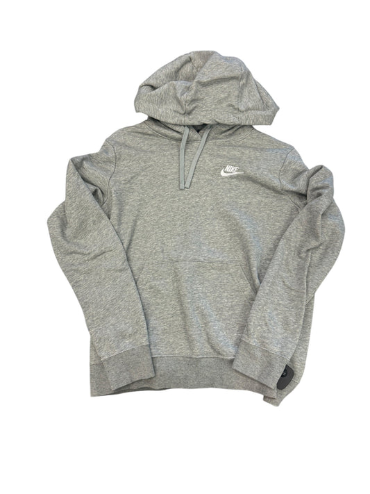 Sweatshirt Hoodie By Nike Apparel In Grey, Size: S