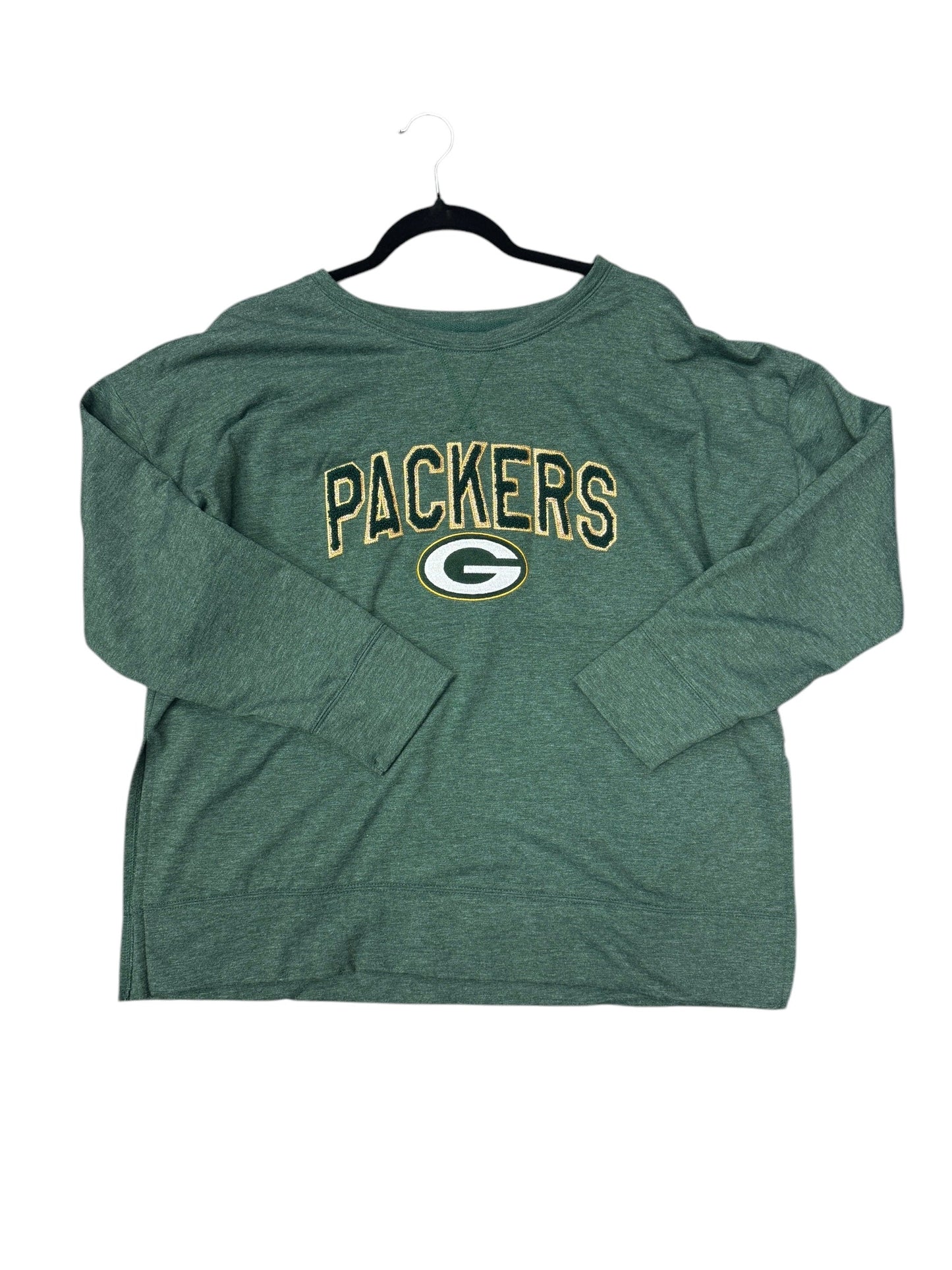 Sweatshirt Crewneck By Nfl In Green, Size: Xl