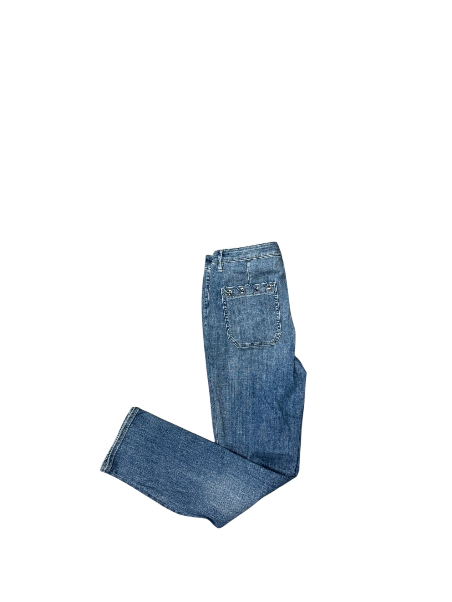 Jeans Straight By White House Black Market In Blue Denim, Size: 12