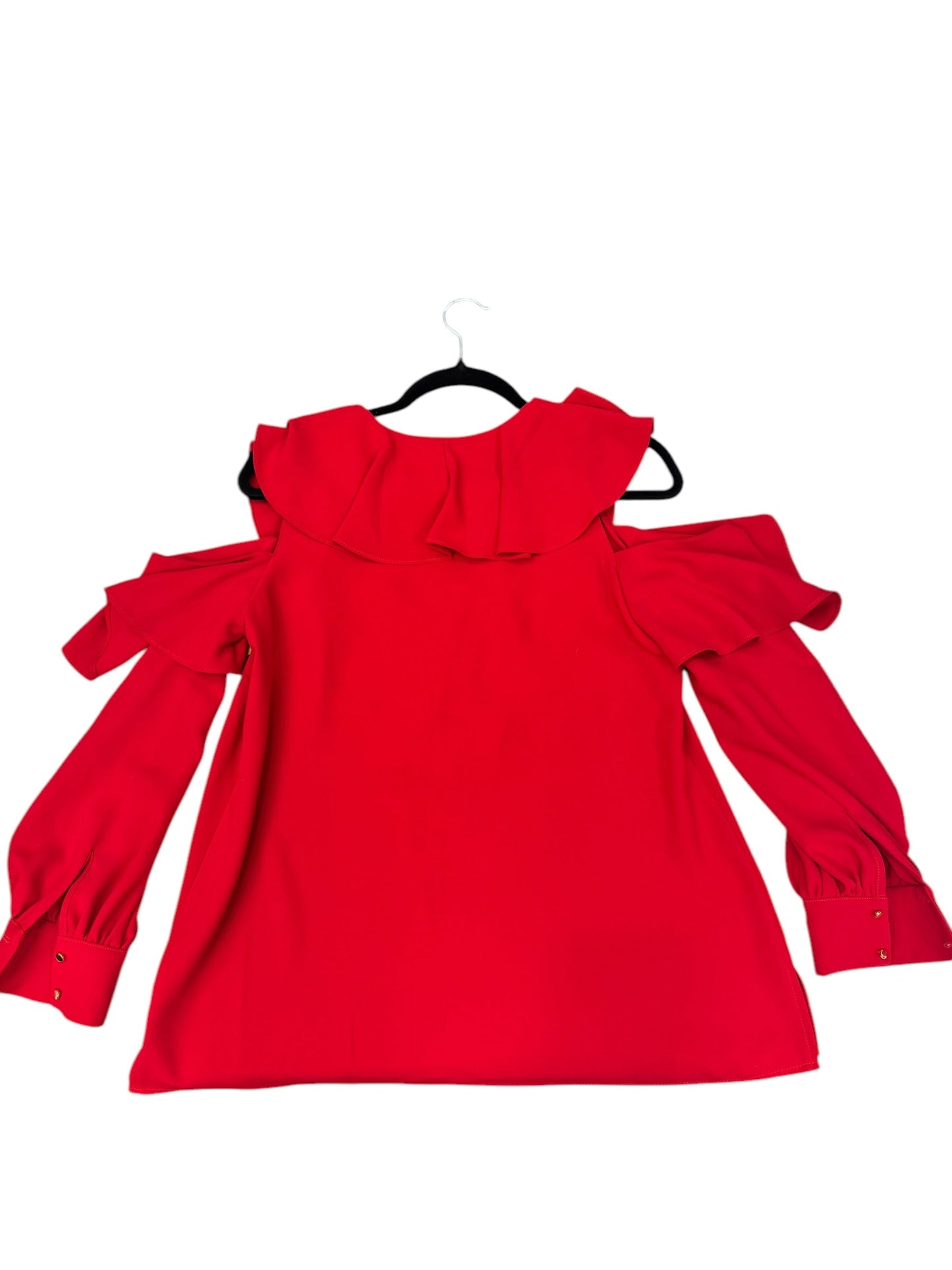 Blouse Long Sleeve By Amanda Uprichard In Red, Size: S