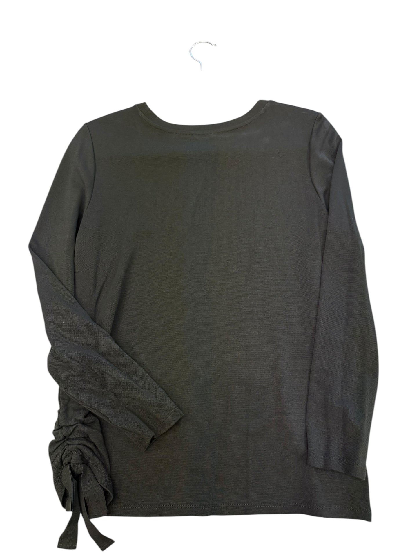 Top Long Sleeve By Ann Taylor In Green, Size: S