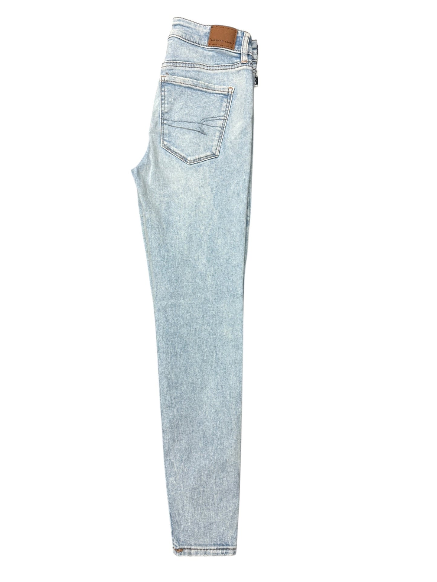 Jeans Skinny By American Eagle In Blue Denim, Size: 6