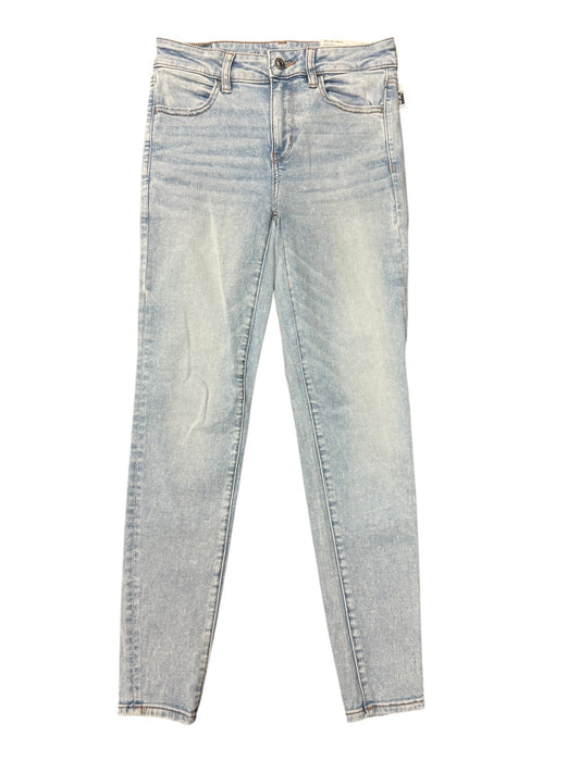 Jeans Skinny By American Eagle In Blue Denim, Size: 6