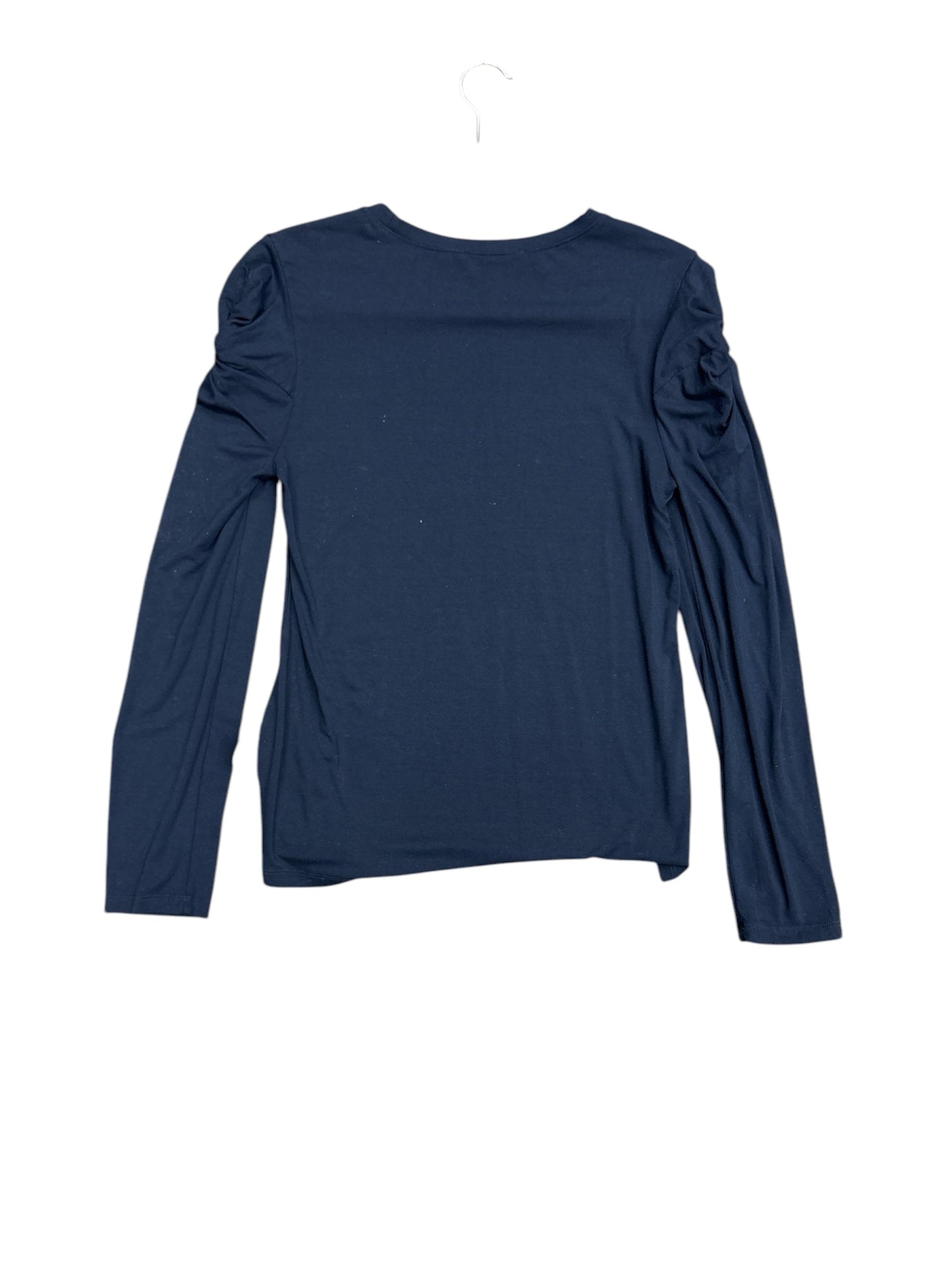 Top Long Sleeve By Frame In Navy, Size: L