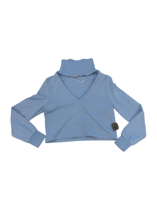 Top Long Sleeve By Zara In Blue, Size: S