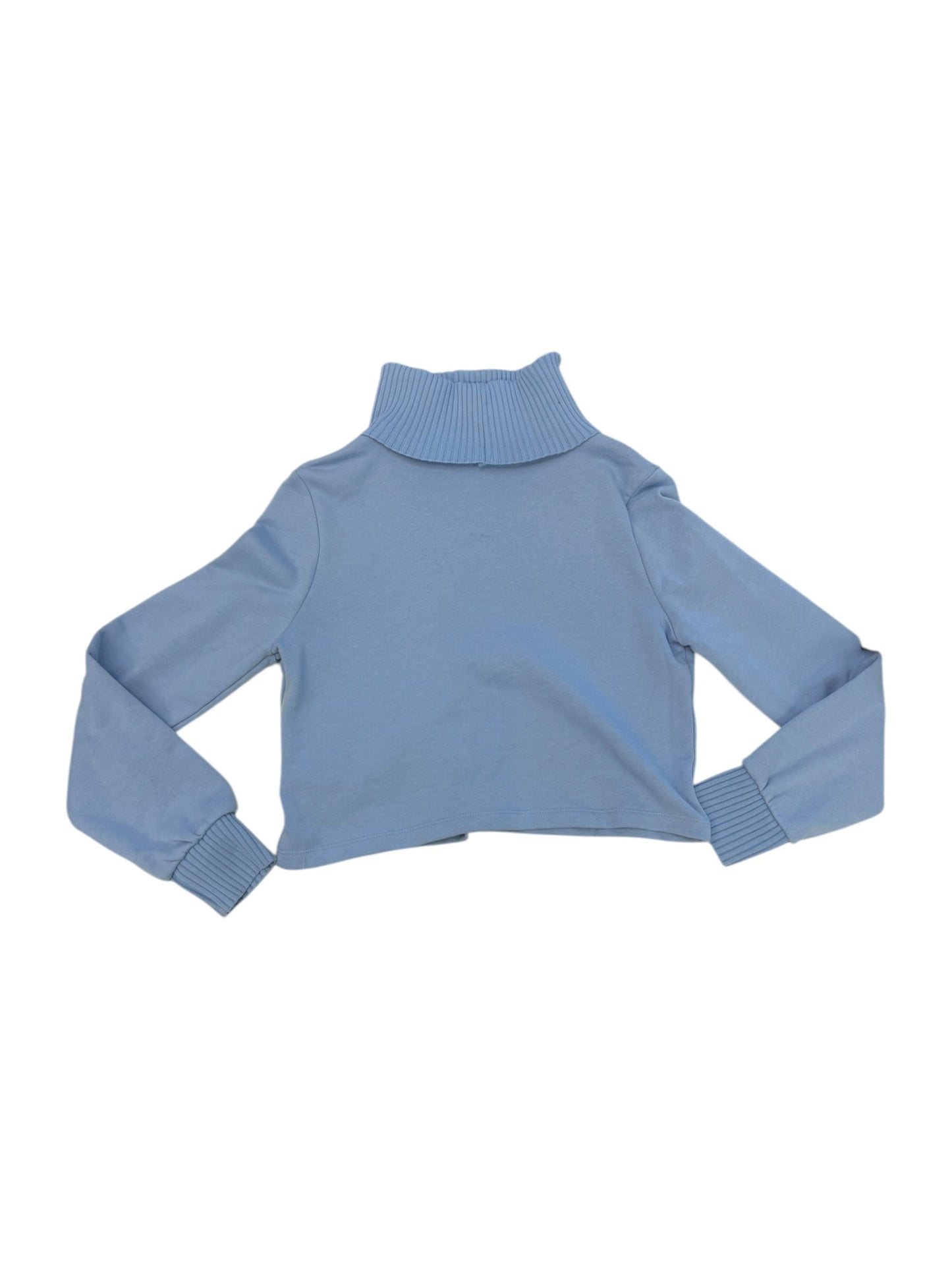 Top Long Sleeve By Zara In Blue, Size: S