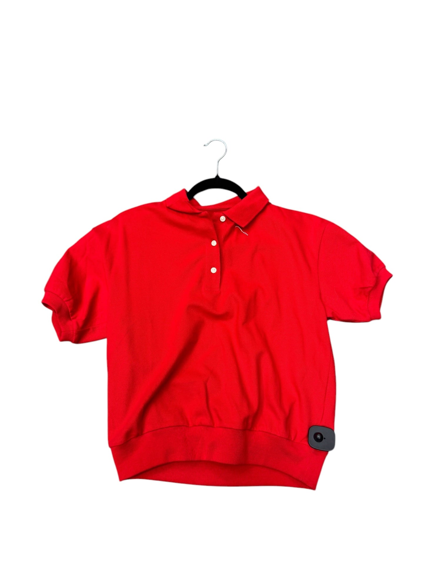 Top Short Sleeve By Everlane In Red, Size: S