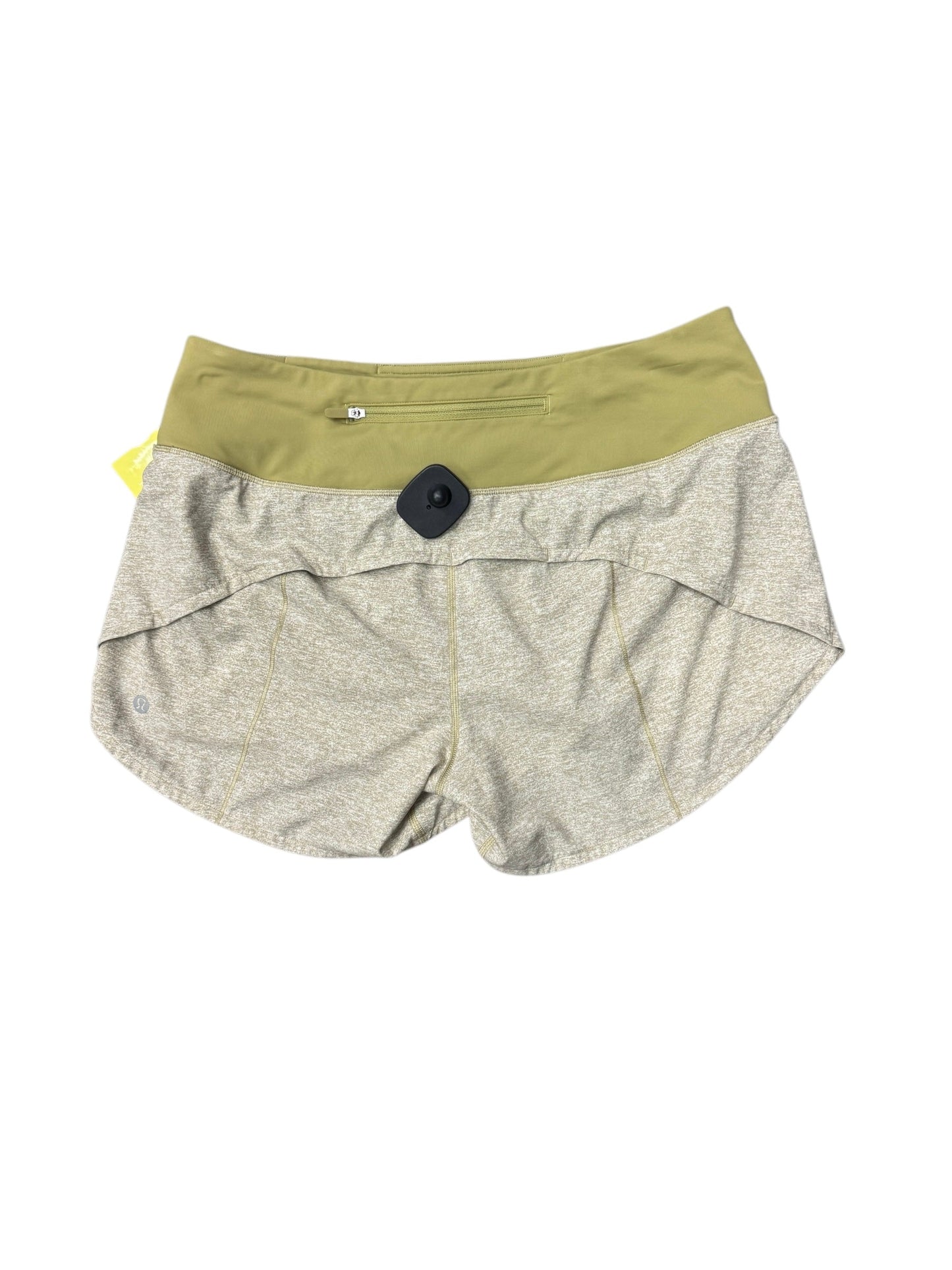 Athletic Shorts By Lululemon In Yellow, Size: M