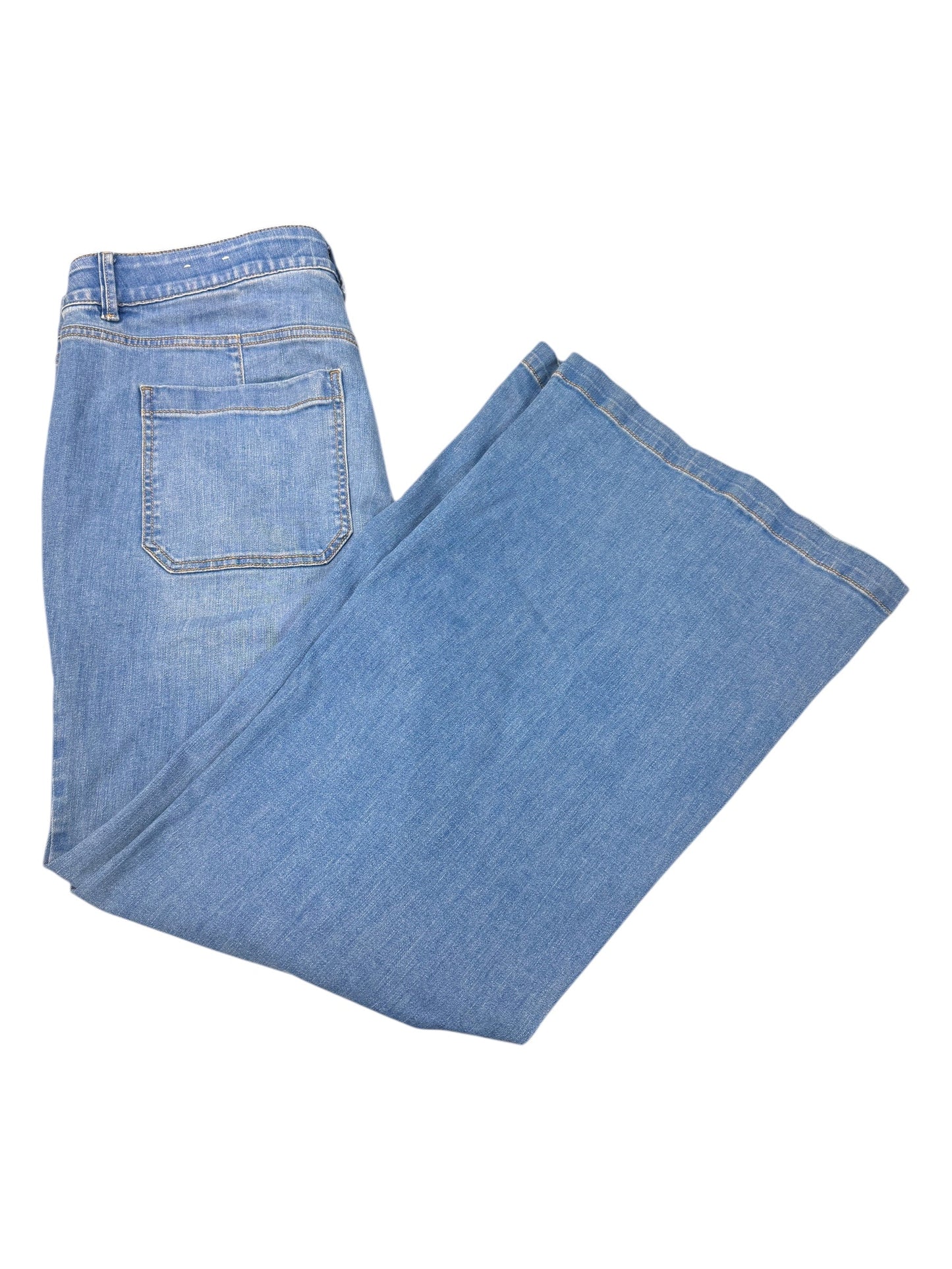 Jeans Flared By Lane Bryant In Blue Denim, Size: 18