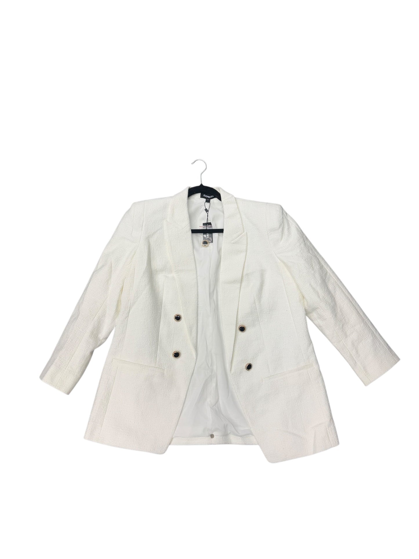 Blazer By Express In Cream, Size: L