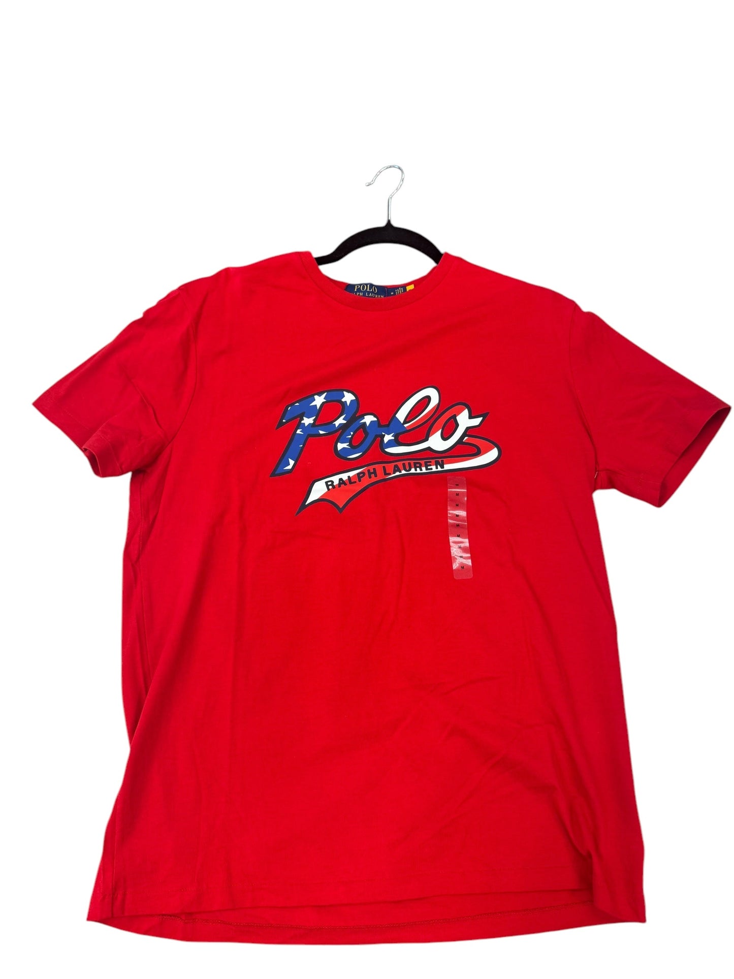 Top Short Sleeve By Polo Ralph Lauren In Red, Size: M